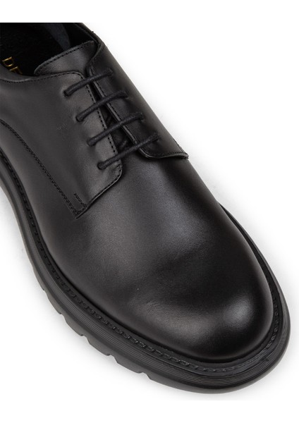 Erkek Hakiki Deri Siyah Günlük Ayakkabı - 01934MSYHE05 indirimleri