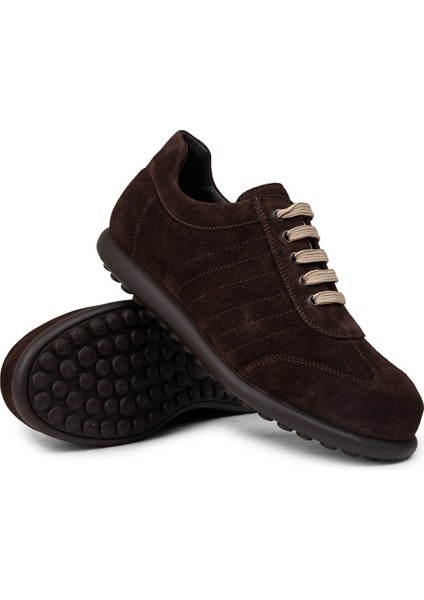 Erkek Hakiki Süet Kahverengi Günlük Ayakkabı - 01826MKHVC41 modelleri