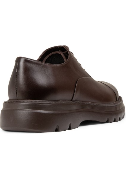 Erkek Kahverengi Hakiki Deri Günlük Ayakkabı - 01026MKHVE05 fiyatları