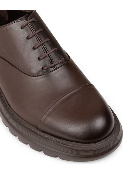 Erkek Kahverengi Hakiki Deri Günlük Ayakkabı - 01026MKHVE05 modelleri