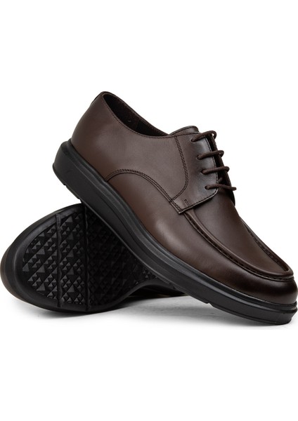 Erkek Kahverengi Deri Comfort Günlük Ayakkabı - 01981MKHVP01 modelleri