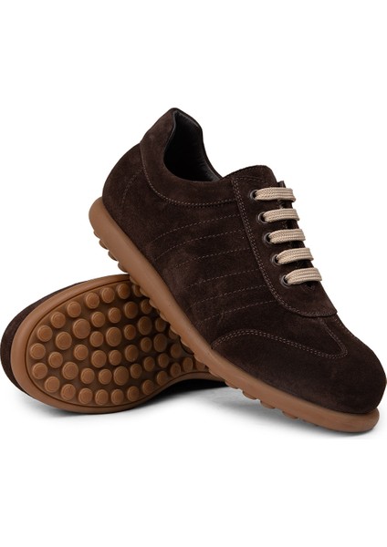 Erkek Kahverengi Hakiki Süet Günlük Ayakkabı - 01826MKHVC38 modelleri