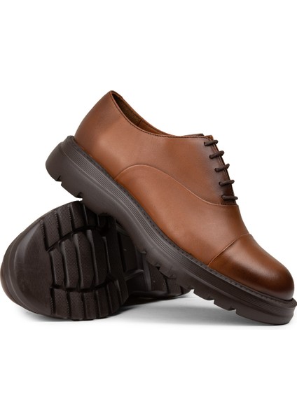 Erkek Hakiki Deri Taba Renk Günlük Ayakkabı - 01026MTBAE02 modelleri