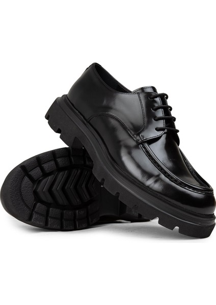 Erkek Hakiki Deri Siyah Günlük Ayakkabı - 01981MSYHE03 fiyatları