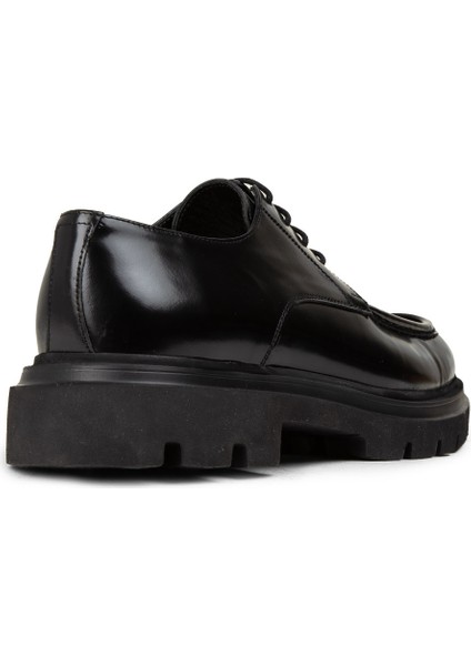 Erkek Hakiki Deri Siyah Günlük Ayakkabı - 01981MSYHE03 modelleri