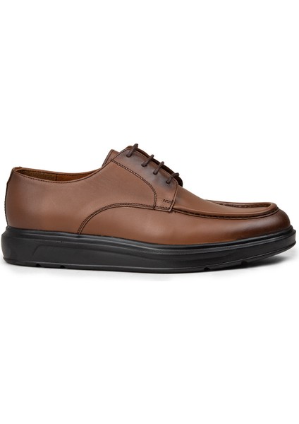 Erkek Hakiki Deri Taba Renkli Günlük Ayakkabı - 01981MTBAP01