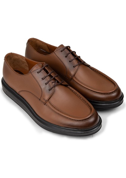 Erkek Hakiki Deri Taba Renkli Günlük Ayakkabı - 01981MTBAP01 fırsatları