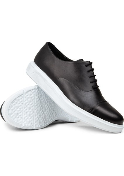 Erkek Günlük Siyah Hakiki Deri Ayakkabı - 01832MSYHP09 modelleri