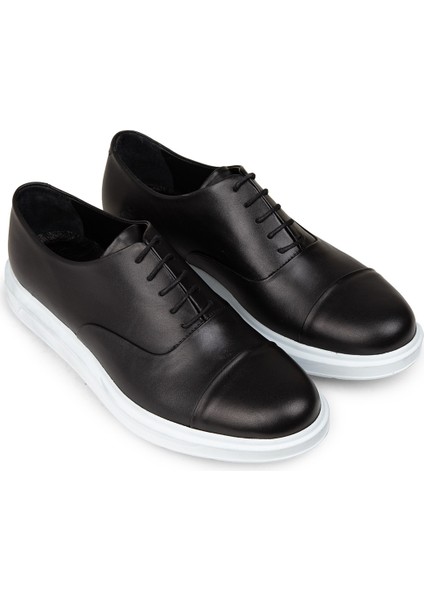Erkek Günlük Siyah Hakiki Deri Ayakkabı - 01832MSYHP09 fırsatları