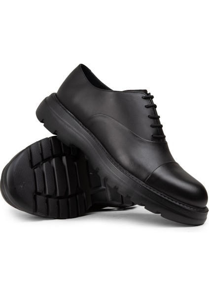 Erkek Hakiki Deri Siyah Günlük Ayakkabı - 01026MSYHE25 fiyatları
