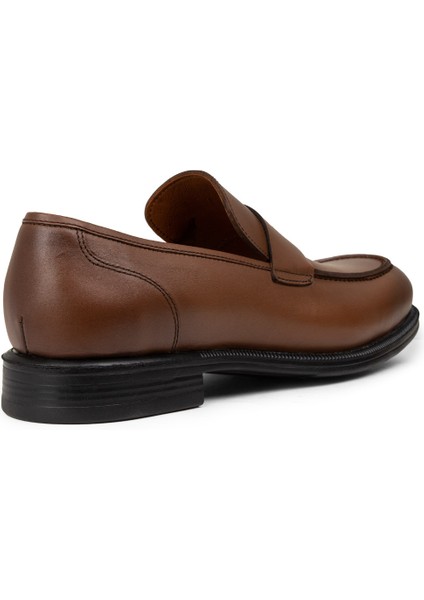 Erkek Hakiki Deri Taba Renk Klasik Loafer Ayakkabı - 01995MTBAC01 fiyatları