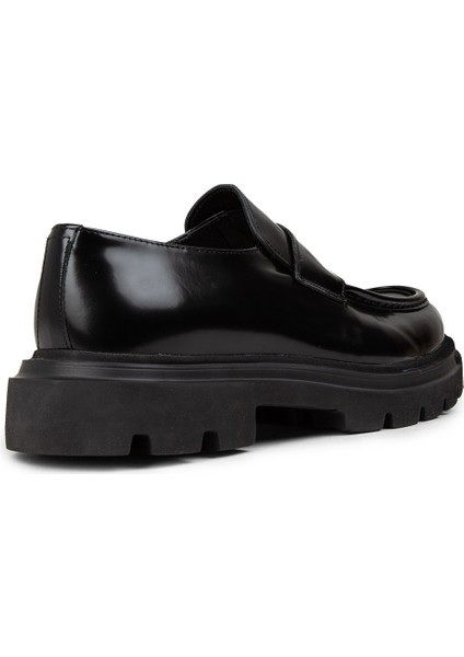 Erkek Hakiki Deri Siyah Loafer Ayakkabı - 01980MSYHE03 fiyatları