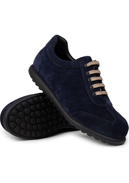 Erkek Hakiki Süet Lacivert Günlük Ayakkabı - 01826MLCVC12 modelleri