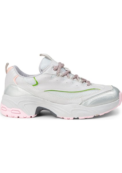 Kadın Gümüş Rengi Sneaker Ayakkabı - 34120ZGMSC01 fiyatları