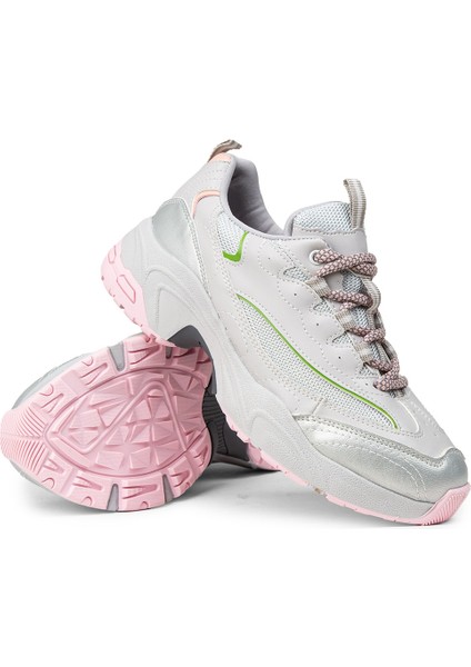 Kadın Gümüş Rengi Sneaker Ayakkabı - 34120ZGMSC01 modelleri