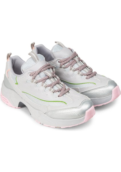 Kadın Gümüş Rengi Sneaker Ayakkabı - 34120ZGMSC01 fırsatları