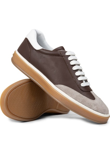 Erkek Kahverengi Hakiki Deri Günlük Ayakkabı - 01997MKHVC01 modelleri