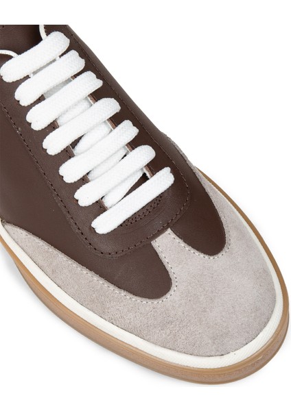 Erkek Kahverengi Hakiki Deri Günlük Ayakkabı - 01997MKHVC01 indirimleri