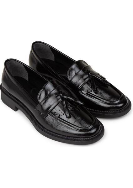 Kadın Rugan Siyah Makosen - K0907ZSYHC03 fırsatları