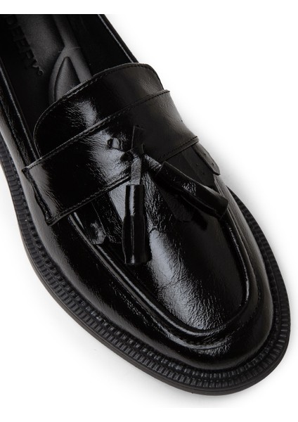 Kadın Rugan Siyah Makosen - K0907ZSYHC03 indirimleri