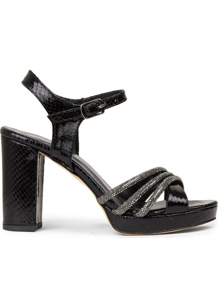 Kadın Siyah Abiye Ayakkabı - K0151ZSYHM01
