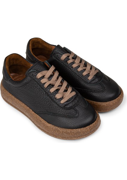 Kadın Hakiki Deri Siyah Sneaker Ayakkabı - SE620ZSYHC01 fırsatları