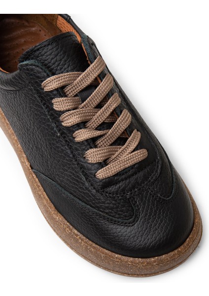 Kadın Hakiki Deri Siyah Sneaker Ayakkabı - SE620ZSYHC01 indirimleri