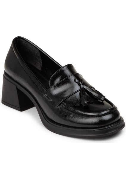 Kadın Rugan Siyah Topuklu Ayakkabı - K1454ZSYHC01 indirimleri