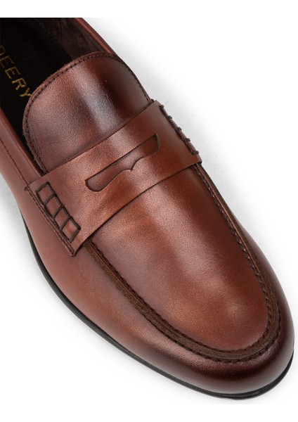 Erkek Bakır Rengi Hakiki Deri Makosen - 01538MBKRC01 indirimleri