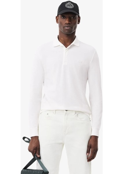 Regular Fit Uzun Kollu Paris Polo Sweatshirt
