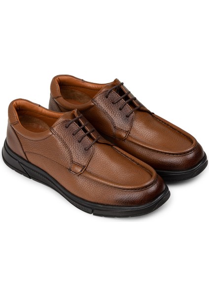 Erkek Hakiki Deri Taba Rengi Günlük Ayakkabı - 01998MTBAC01 fırsatları