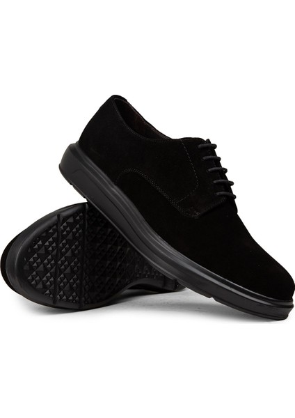 Erkek Hakiki Süet Siyah Comfort Günlük Ayakkabı - 01932MSYHP03 modelleri