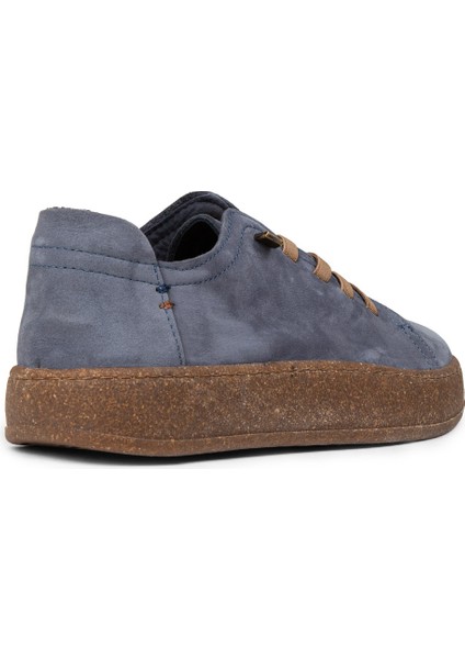 Kadın Hakiki Nubuk Lacivert Sneaker Ayakkabı - SE605ZLCVC01 fiyatları
