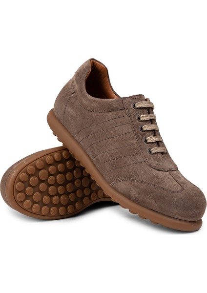Erkek Hakiki Süet Vizon Renk Günlük Ayakkabı - 01826MVZNC03 modelleri