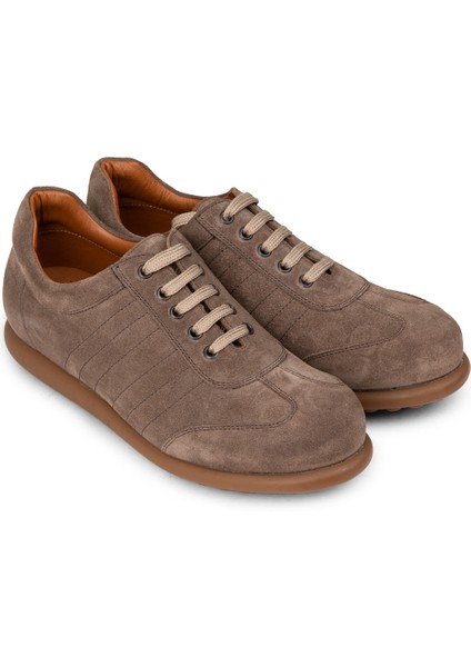 Erkek Hakiki Süet Vizon Renk Günlük Ayakkabı - 01826MVZNC03 fırsatları