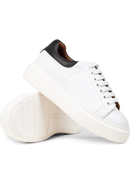 Kadın Hakiki Deri Beyaz Sneaker Ayakkabı - 01991ZBYZP01 modelleri
