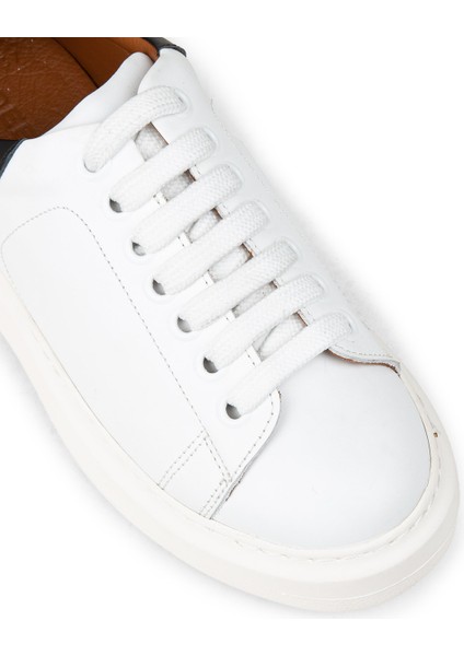 Kadın Hakiki Deri Beyaz Sneaker Ayakkabı - 01991ZBYZP01 indirimleri