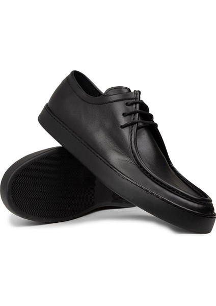 Erkek Hakiki Deri Siyah Günlük Ayakkabı - 01926MSYHC05 modelleri