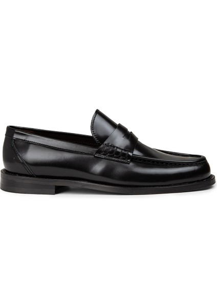 Erkek Hakiki Deri Siyah Makosen - 02000MSYHM01