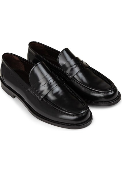 Erkek Hakiki Deri Siyah Makosen - 02000MSYHM01 fırsatları