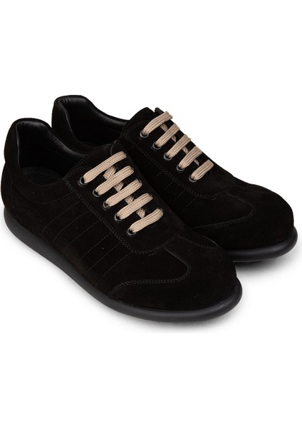 Erkek Hakiki Süet Siyah Günlük Ayakkabı - 01826MSYHC13 fırsatları