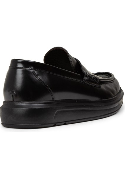 Erkek Hakiki Deri Siyah Loafer Ayakkabı - 02000MSYHP01 fiyatları