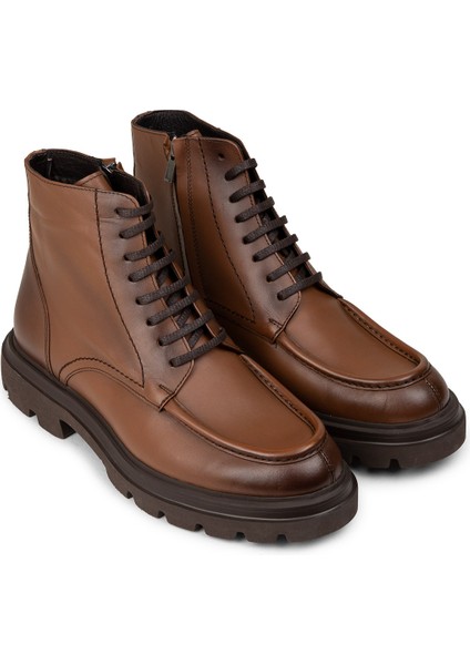 Erkek Taba Renk Hakiki Deri Bot - 01979MTBAE03 fırsatları