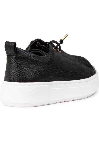 Kadın Siyah Hakiki Deri Sneaker Ayakkabı - R2401ZSYHC01 fiyatları