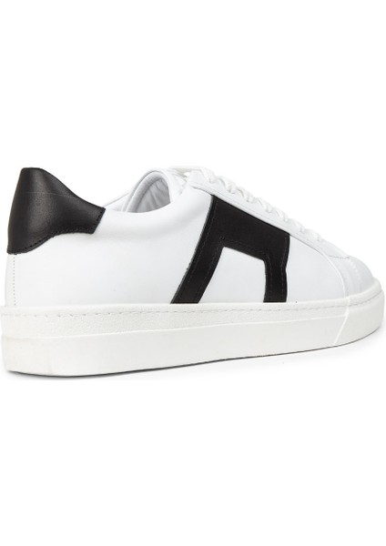 Erkek Hakiki Deri Beyaz Sneaker Ayakkabı - 02002MSYHC01 fiyatları