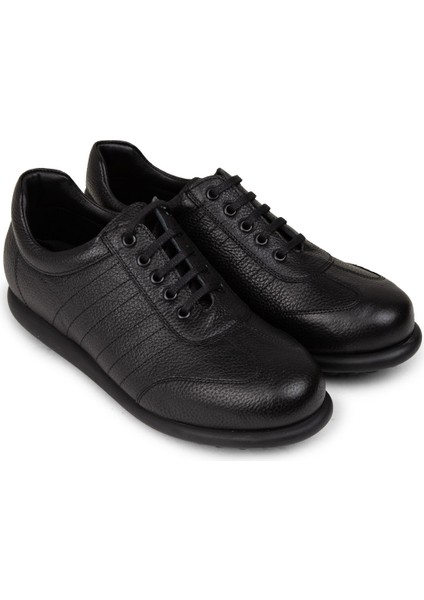 Erkek Hakiki Deri Siyah Günlük Ayakkabı - 01826MSYHC14 fırsatları