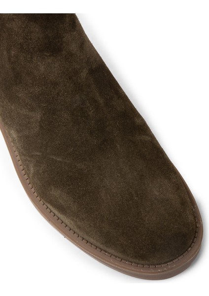 Kadın Hakiki Süet Haki Renk Günlük Bot - Z1584ZHAKC01 indirimleri