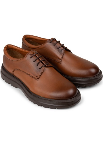 Erkek Hakiki Deri Taba Renk Günlük Ayakkabı - 01934MTBAE01 fırsatları