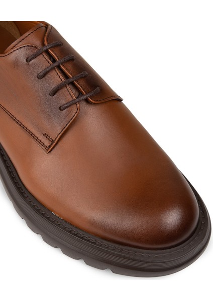 Erkek Hakiki Deri Taba Renk Günlük Ayakkabı - 01934MTBAE01 indirimleri