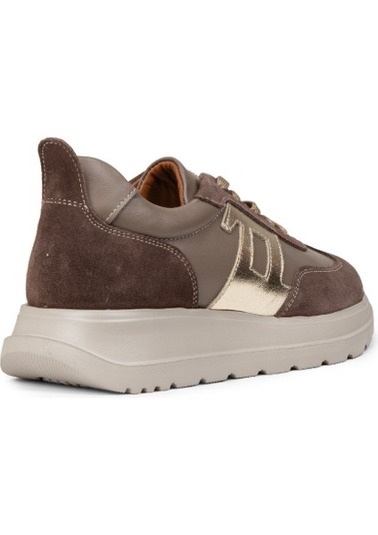 Kadın Hakiki Deri Vizon Renk Sneaker Ayakkabı - M0510ZVZNE01 fiyatları